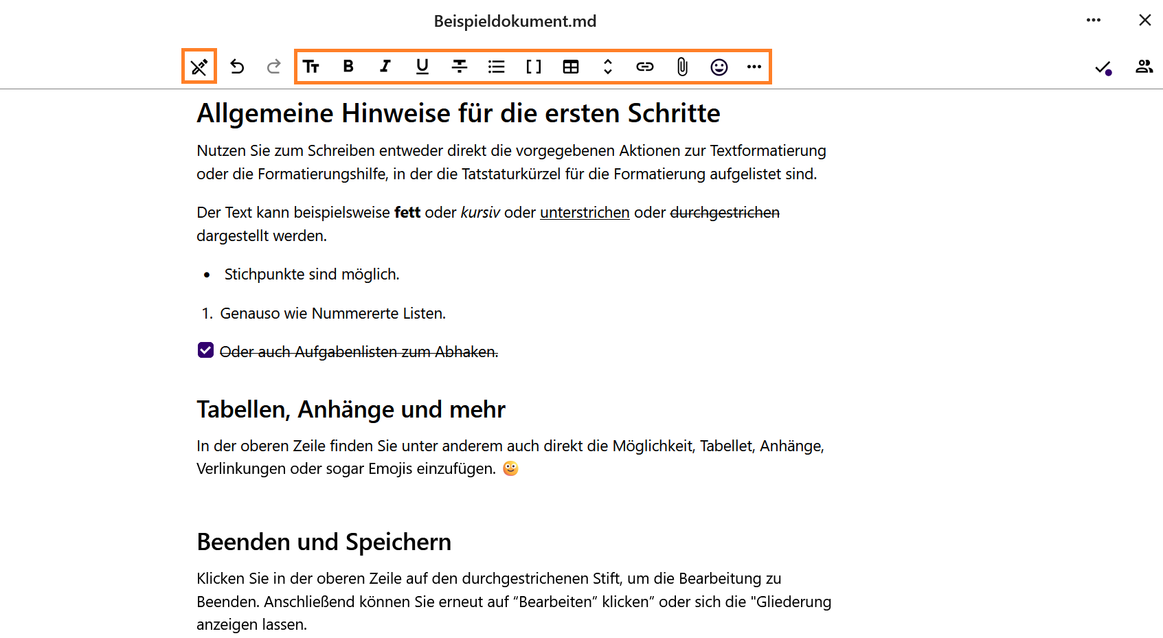 Beispielhafte bearbeitete Datei