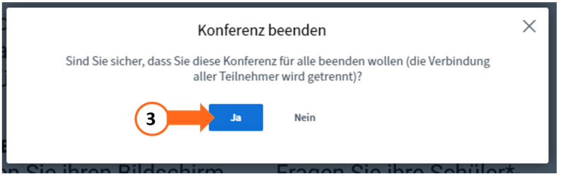 Konferenz beenden 2