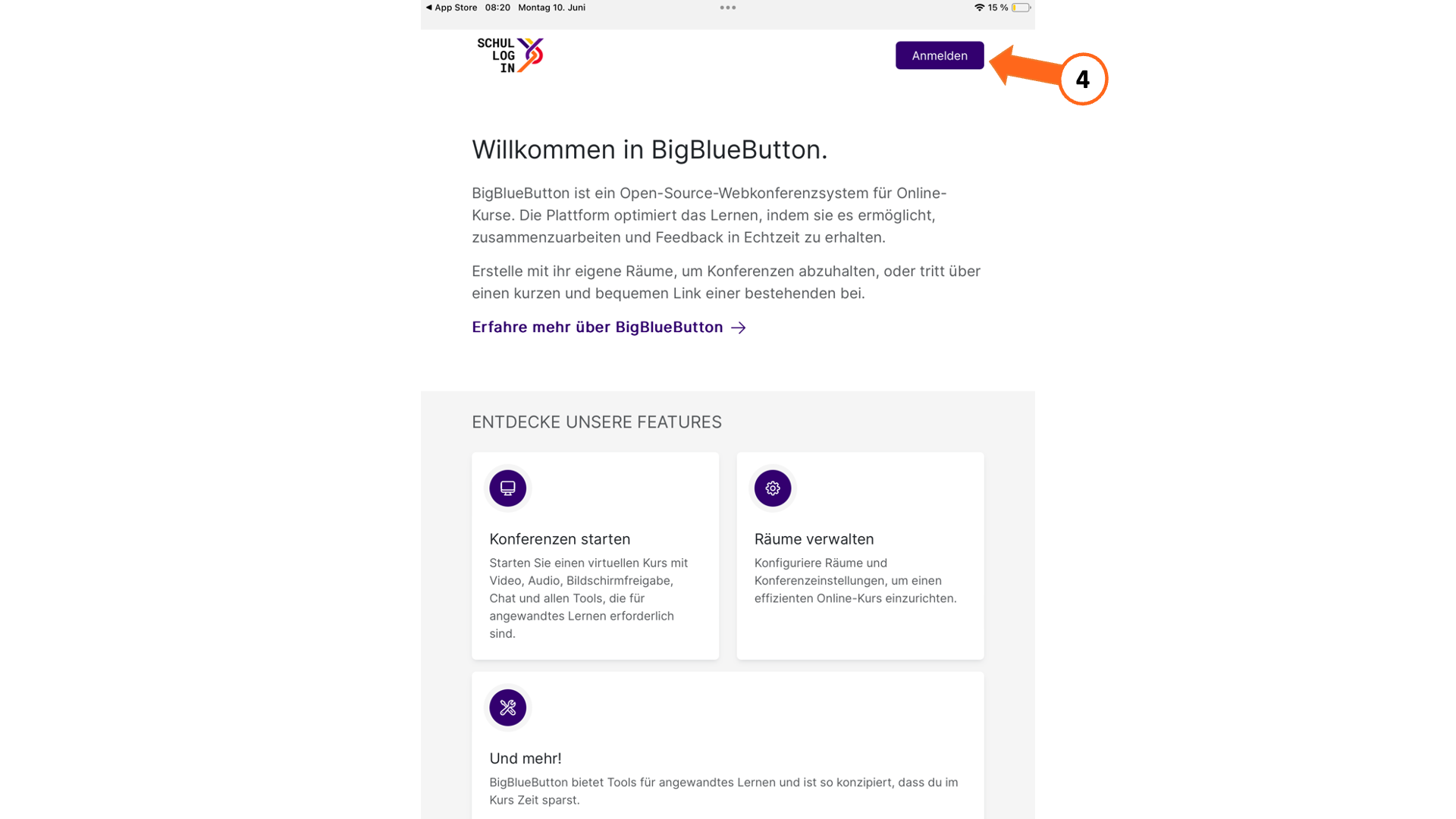 BBB Startseite